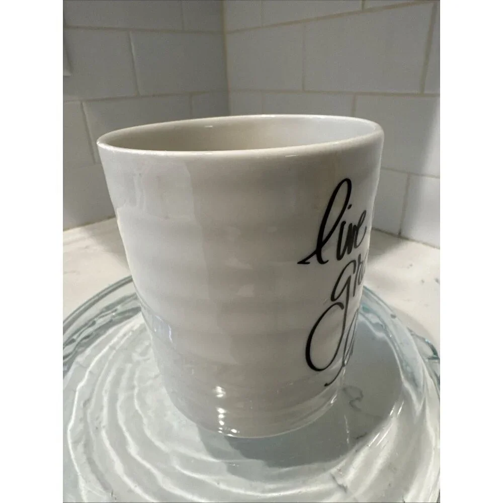 Austin & Ash Mug Live in Grace Walk in Love Coffee Mug Religious Large